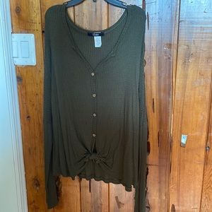 Oversized Long Sleeve Shirt